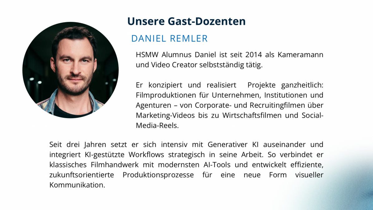 Gast Speaker Daniel Remler