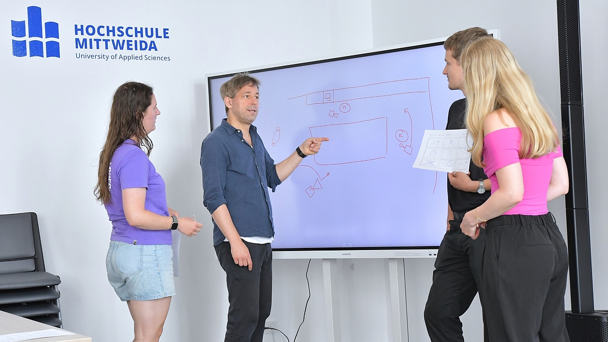 Vorlesung im MediaTechSpace Leipzig: Produktion eines Werbeclips